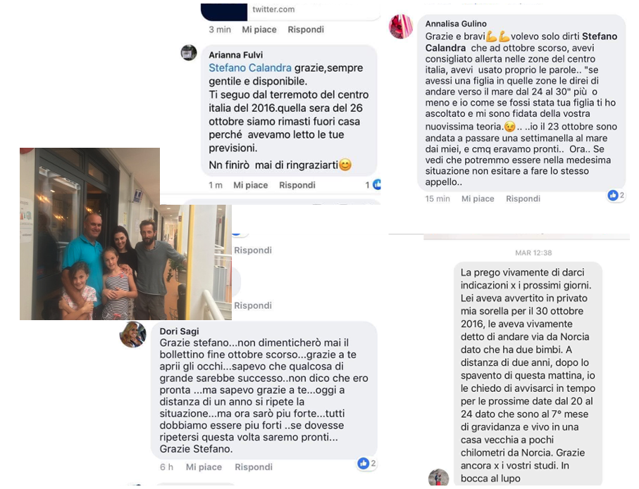 Raccolta di testimonianze conservate nel primo libro EqForecast